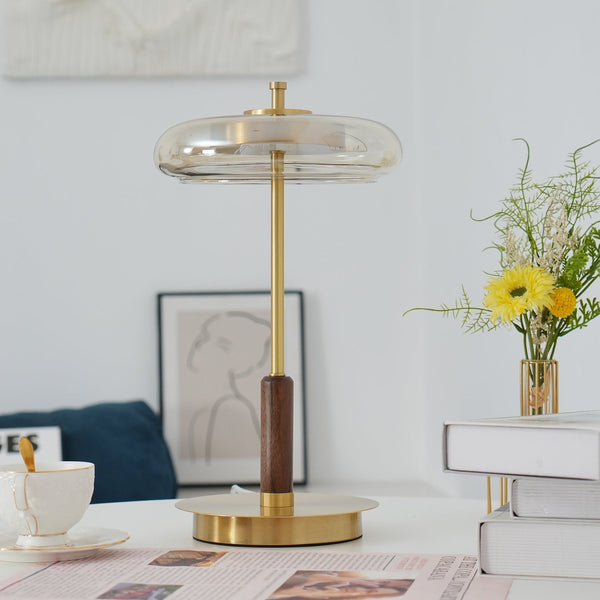 Aurevo LED-Tischleuchte – Glas