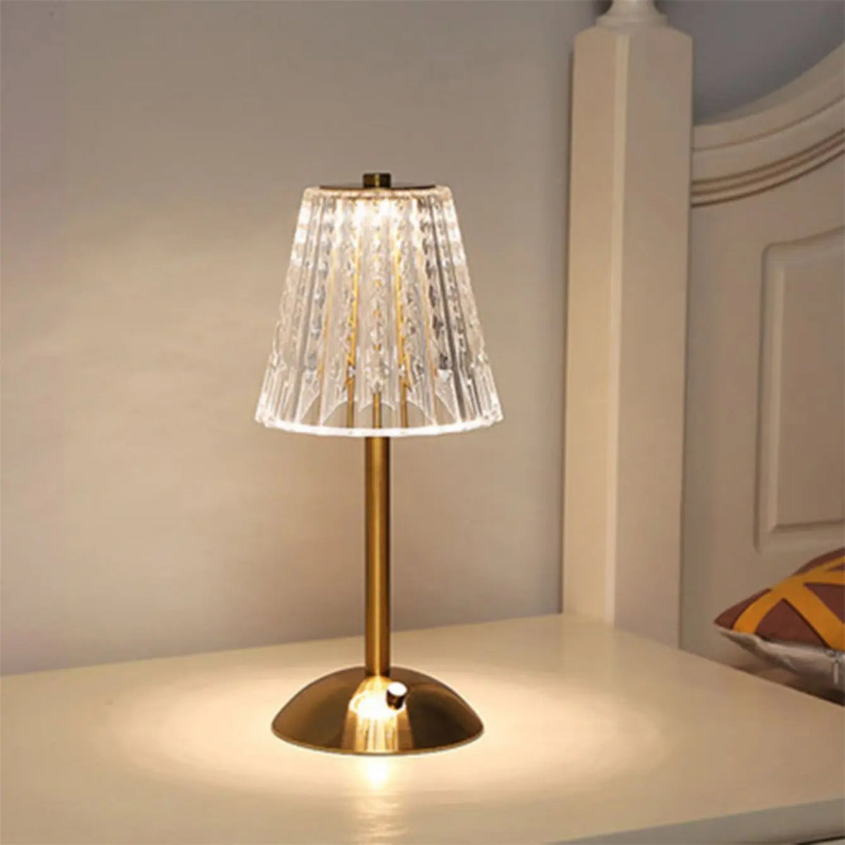 Aurora LED-Tischleuchte – Kristall