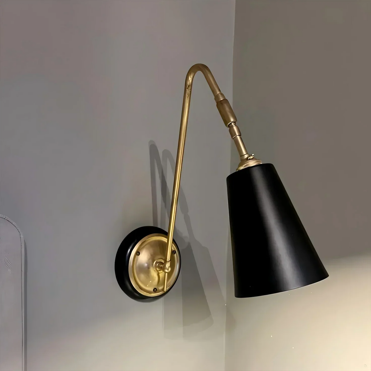 LED-Wandleuchte – Messing