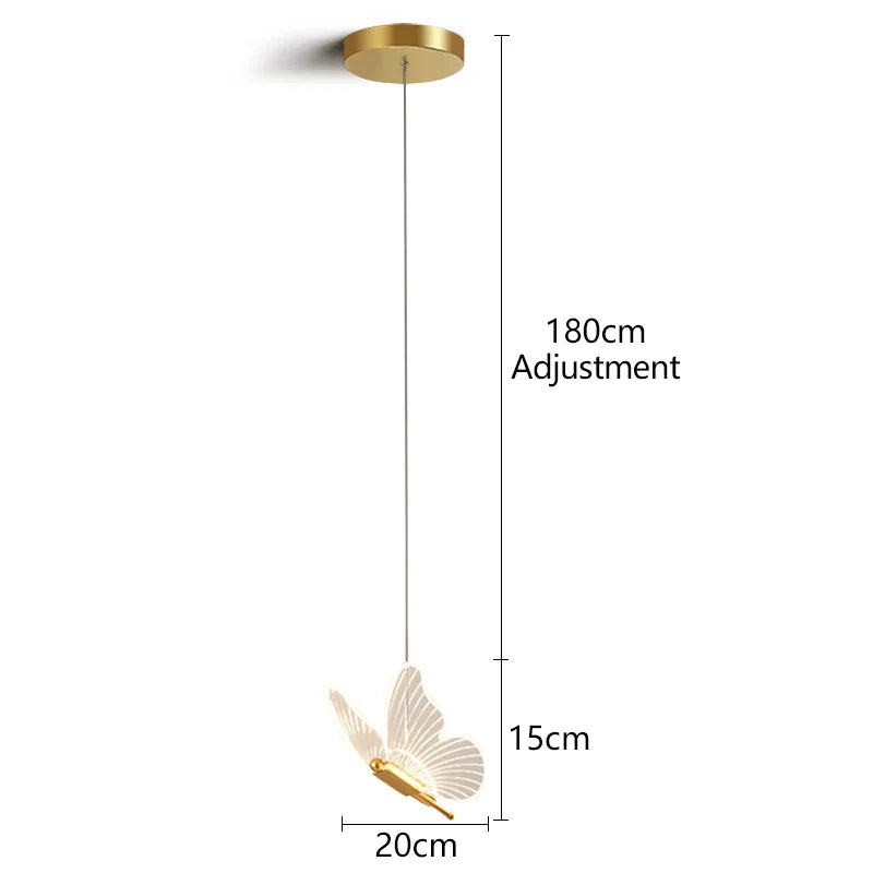 AuréaButterfly LED-Pendelleuchte – Dekorative Beleuchtung