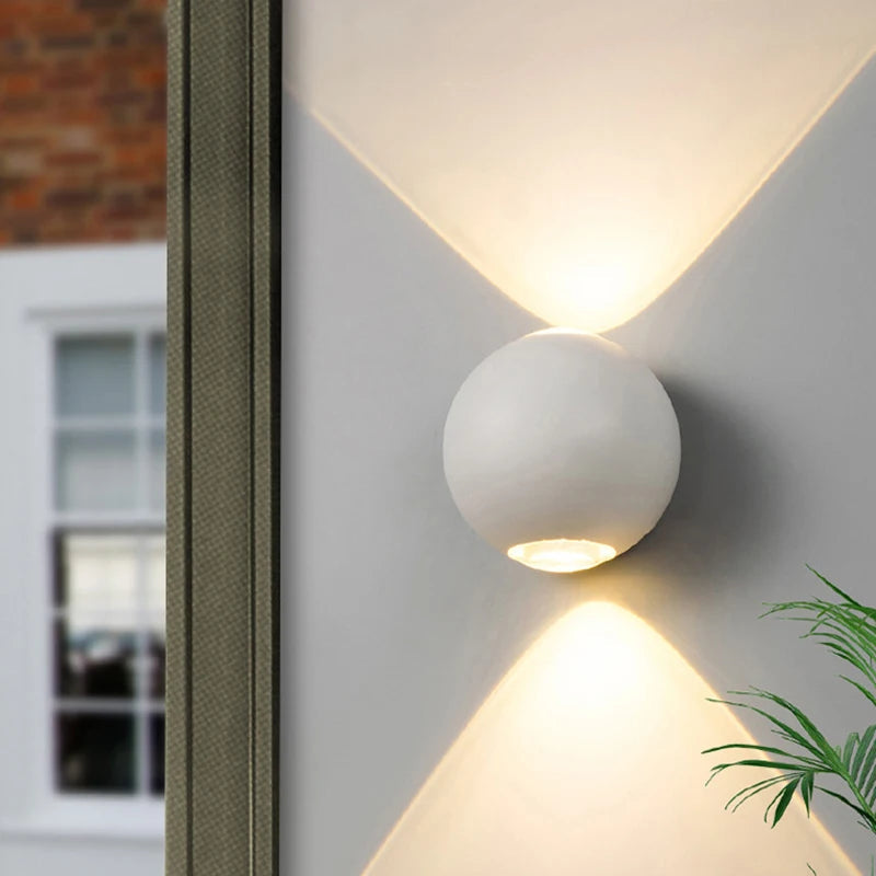 Orbix LED-Wandleuchte – Aluminium