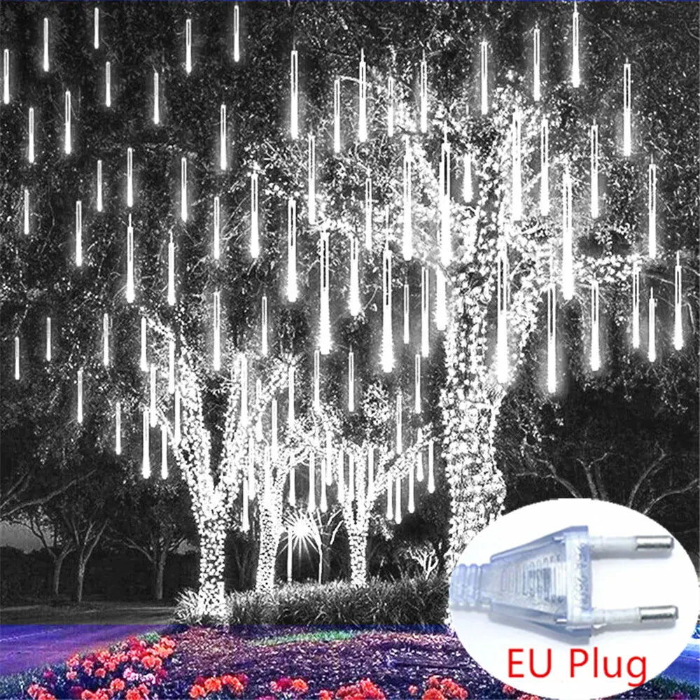 SternFall LED-Lichterkette – Für den Außenbereich