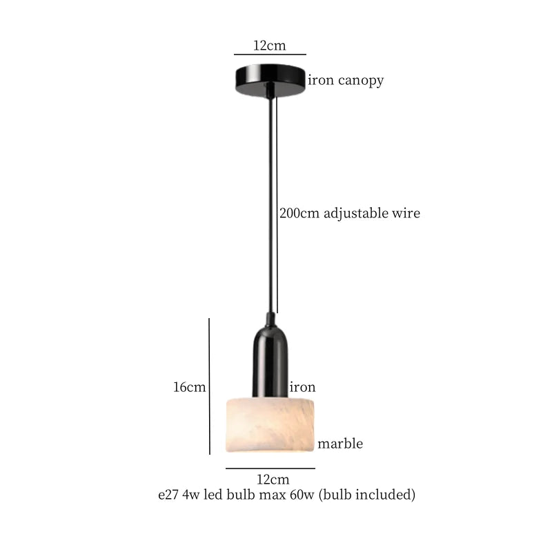Marble LED-Pendelleuchte – Skandinavisches Design