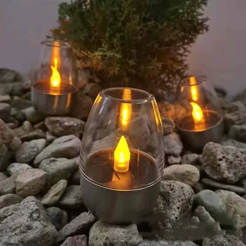 LumiVibe LED-Außenleuchte – Wiederaufladbar
