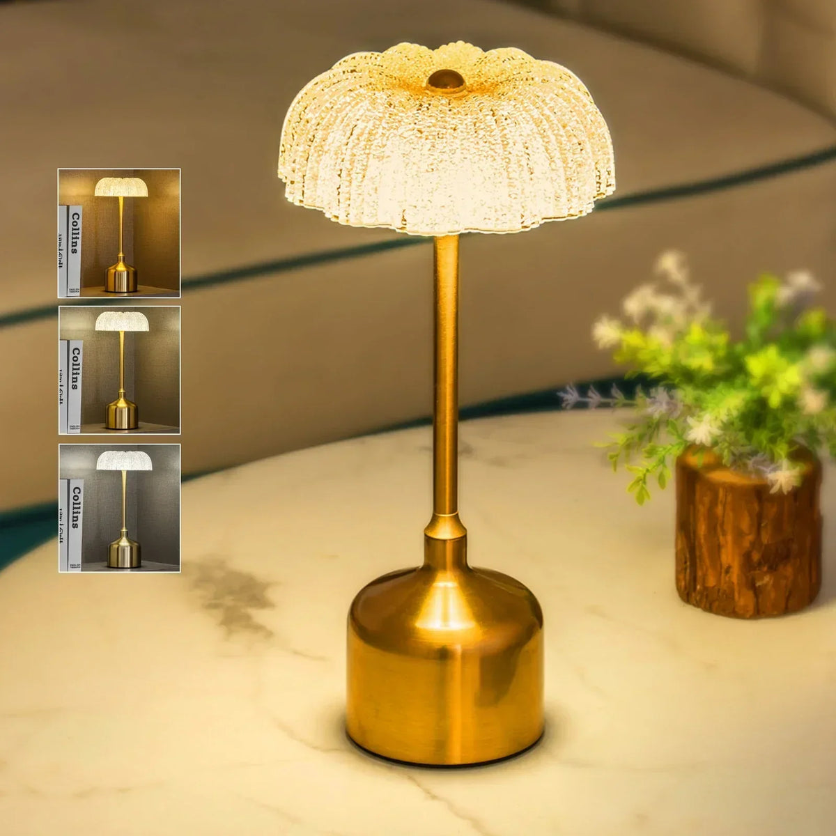 LumiVintage LED-Tischleuchte – Vintage-Stil
