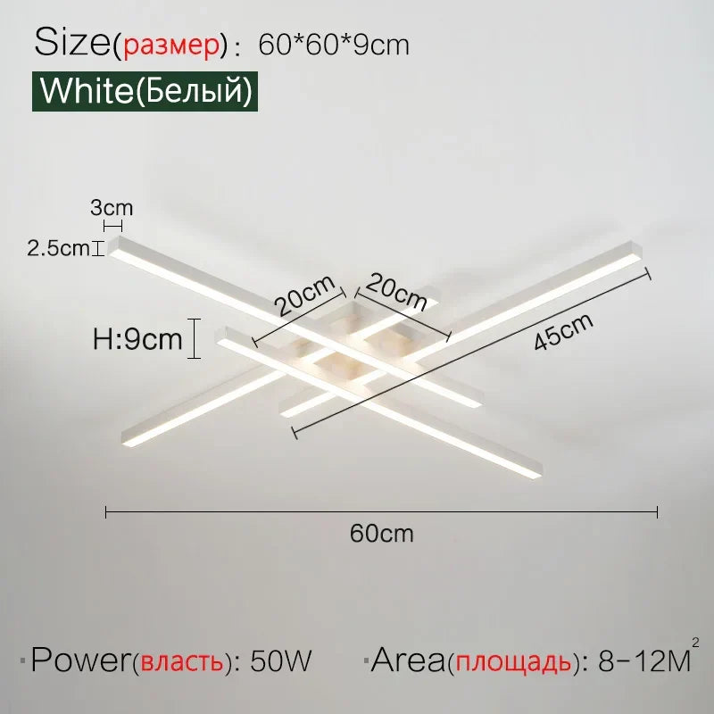 LED-Deckenleuchte – Nordisches Design