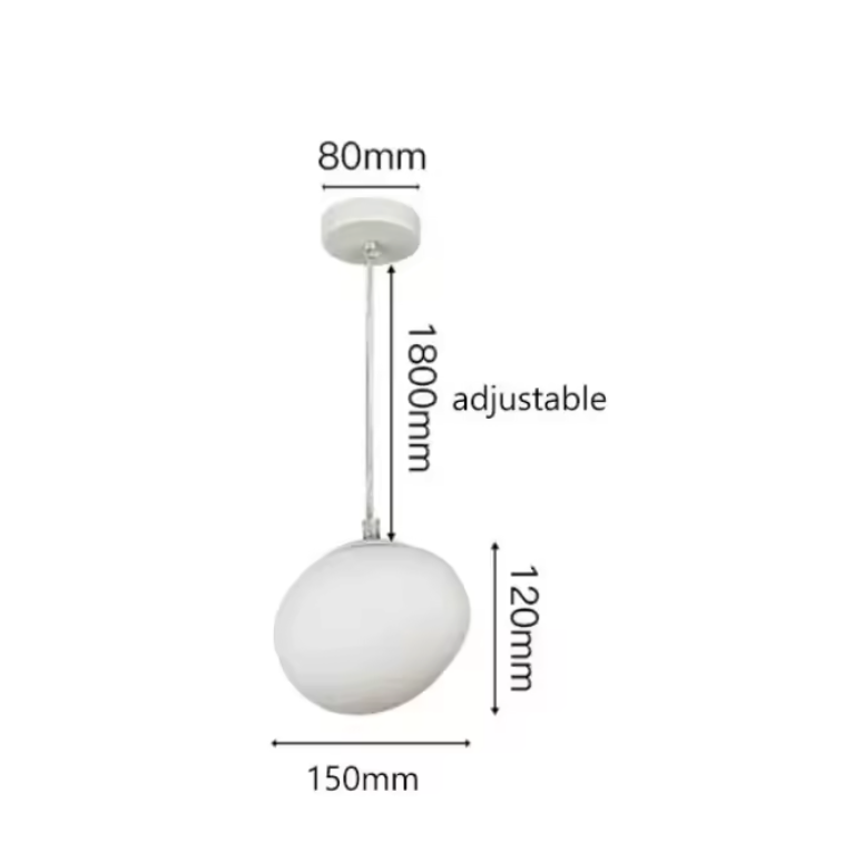 Frosted Pendelleuchte – Glas