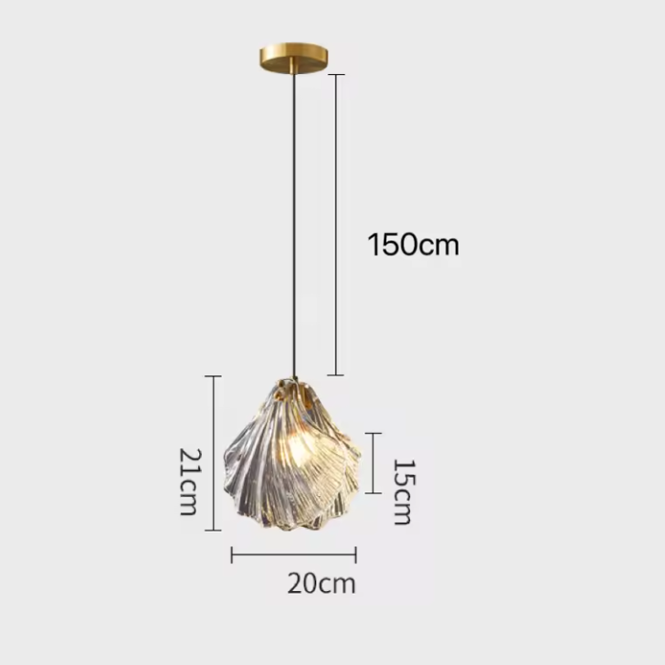 Shell Pendelleuchte – Glas