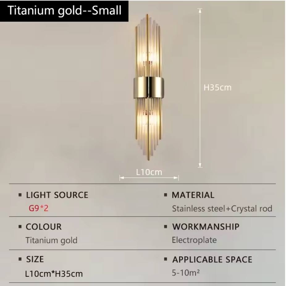NoirÉclat LED-Wandleuchte – Nordisches Design
