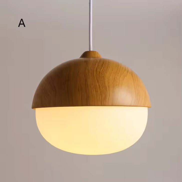 Castanea Pendelleuchte – Holz