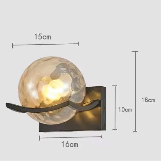 Lunara LED-Wandleuchte – Glas