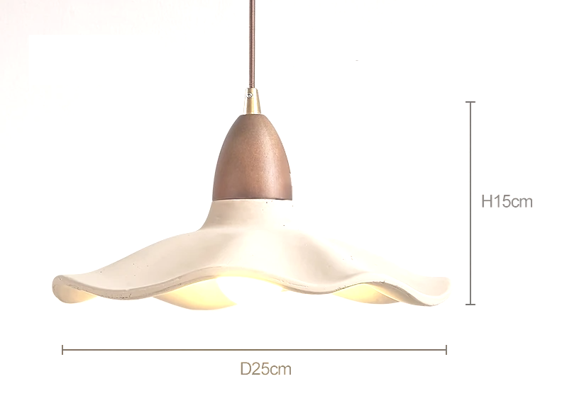 LED-Pendelleuchte – Wabi-Sabi-Design
