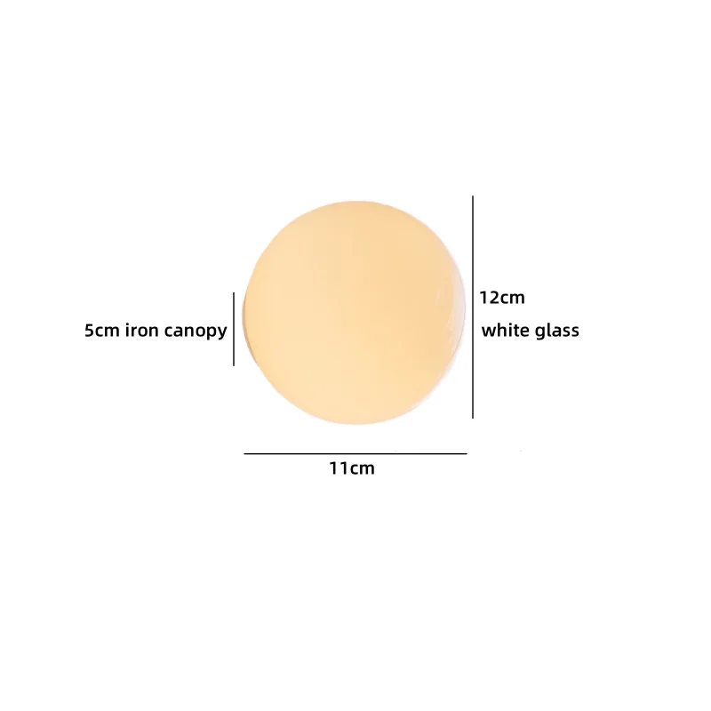 Orbelle LED-Wandleuchte – Glas