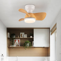 Holz-Deckenventilator mit Licht – Holz
