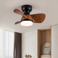 Holz-Deckenventilator mit Licht – Holz