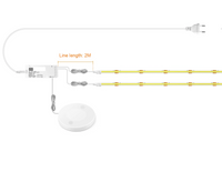 AcoustiGlow LED-Wandleuchte – Dimmbar