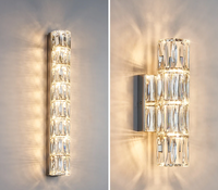LED-Wandleuchte – Kristall