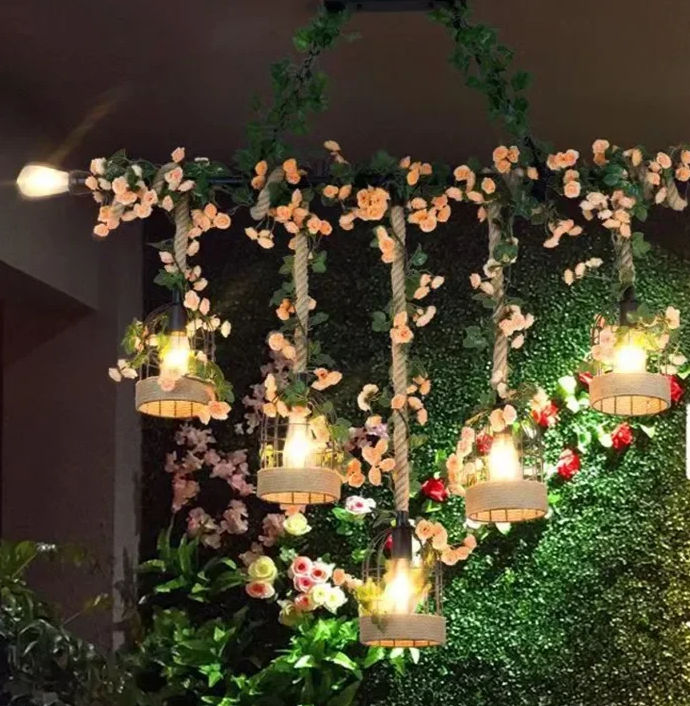 LED-Kronleuchter – Vintage-Stil