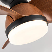 Holz-Deckenventilator mit Licht – Holz