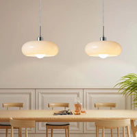 Sculpted LED-Pendelleuchte – Glas