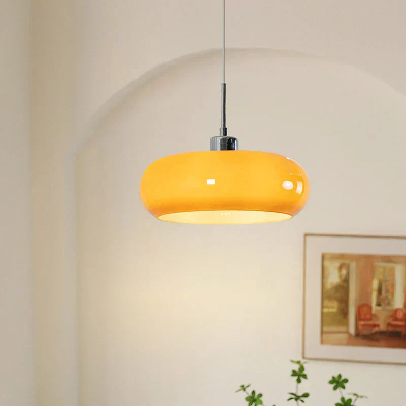 Sculpted LED-Pendelleuchte – Glas