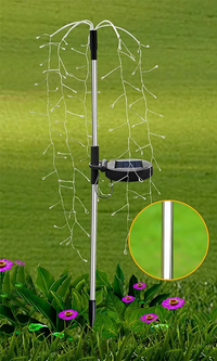 SolFeuer LED-Gartenleuchte – Solarbetrieb