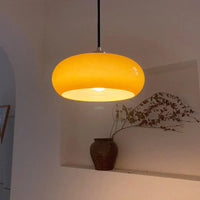 Sculpted LED-Pendelleuchte – Glas