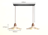 LED-Pendelleuchte – Wabi-Sabi-Design