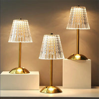 Aurielle LED-Tischleuchte – Kristall