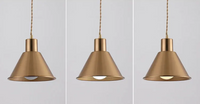 Gold LED-Wandleuchte – Skandinavisches Design