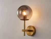 AuroraSphere LED-Wandleuchte – Glas