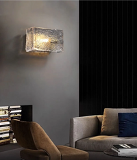 Copper LED-Wandleuchte – Glas