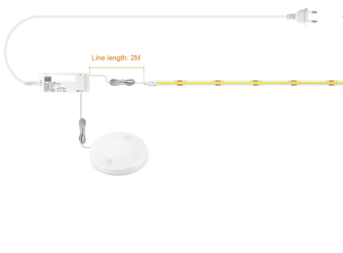 AcoustiGlow LED-Wandleuchte – Dimmbar