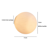 Orbelle LED-Wandleuchte – Glas