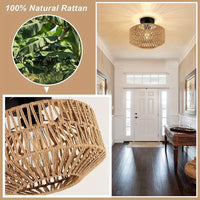 Aravelle Deckenleuchte – Rattan