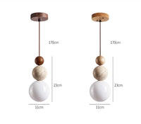 Travertine Pendelleuchte – Ausgewähltes Lichtdesign