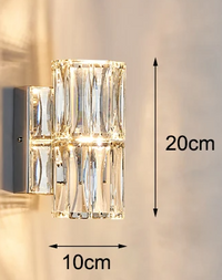 LED-Wandleuchte – Kristall