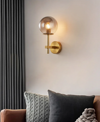 AuroraSphere LED-Wandleuchte – Glas