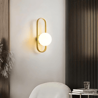 Camille LED-Wandleuchte – Glas