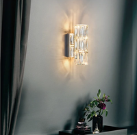 LED-Wandleuchte – Kristall