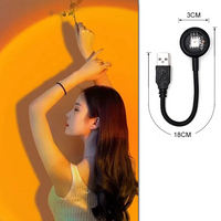 SunGlow LED-Tischleuchte – USB-Anschluss