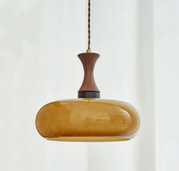 AmberGlow LED-Pendelleuchte – Vintage-Stil