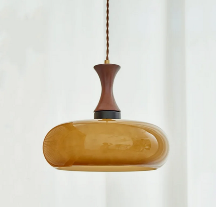 AmberGlow LED-Pendelleuchte – Vintage-Stil