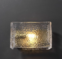 Copper LED-Wandleuchte – Glas