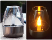 GlowCandle LED-Außenleuchte – Solarbetrieb