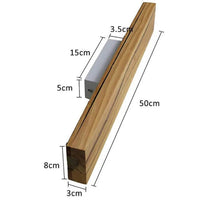 TimberCrevice LED-Wandleuchte – Holz