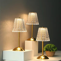 Aurielle LED-Tischleuchte – Kristall
