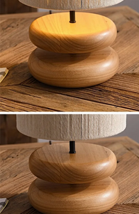 Holz-LED-Tischleuchte – Holz