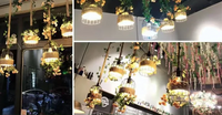 LED-Kronleuchter – Vintage-Stil