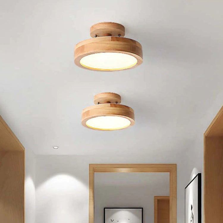 Nordelle LED-Deckenleuchte – Holz